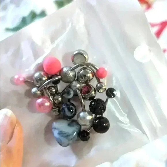 12-Pack Stainless Steel Belly Button Rings - Picture 2 of 2